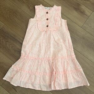 Janie and Jack Light Pink Ruffle Dress